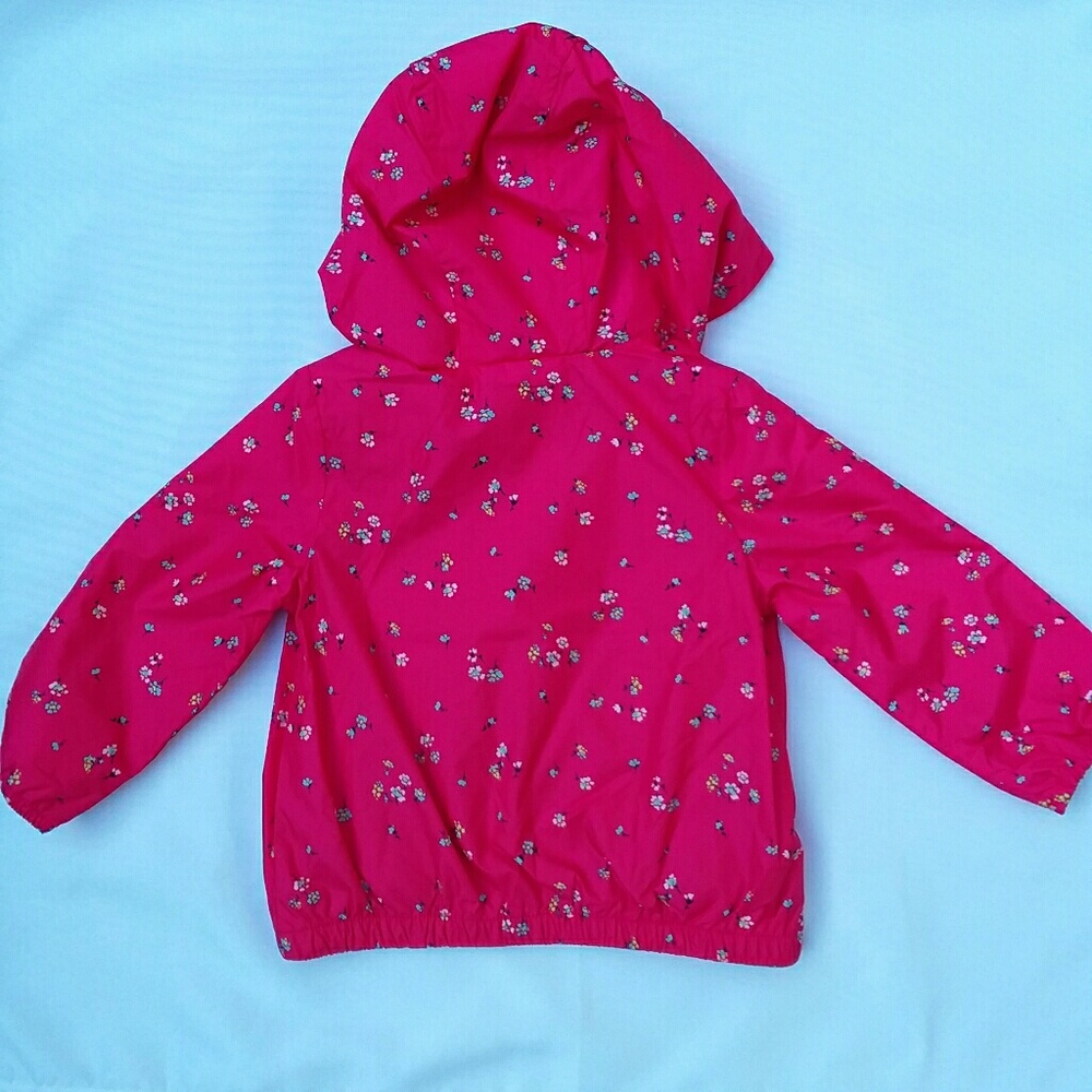 Baby Gap Girls Rain Jacket Floral & Pink SZ:2Years - Picture 4 of 8